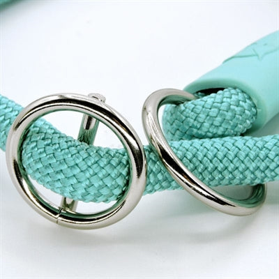 Morso Half Slip Halsband Hond Regular Rope Gerecycled Aquamarine Blauw 45X1 Cm