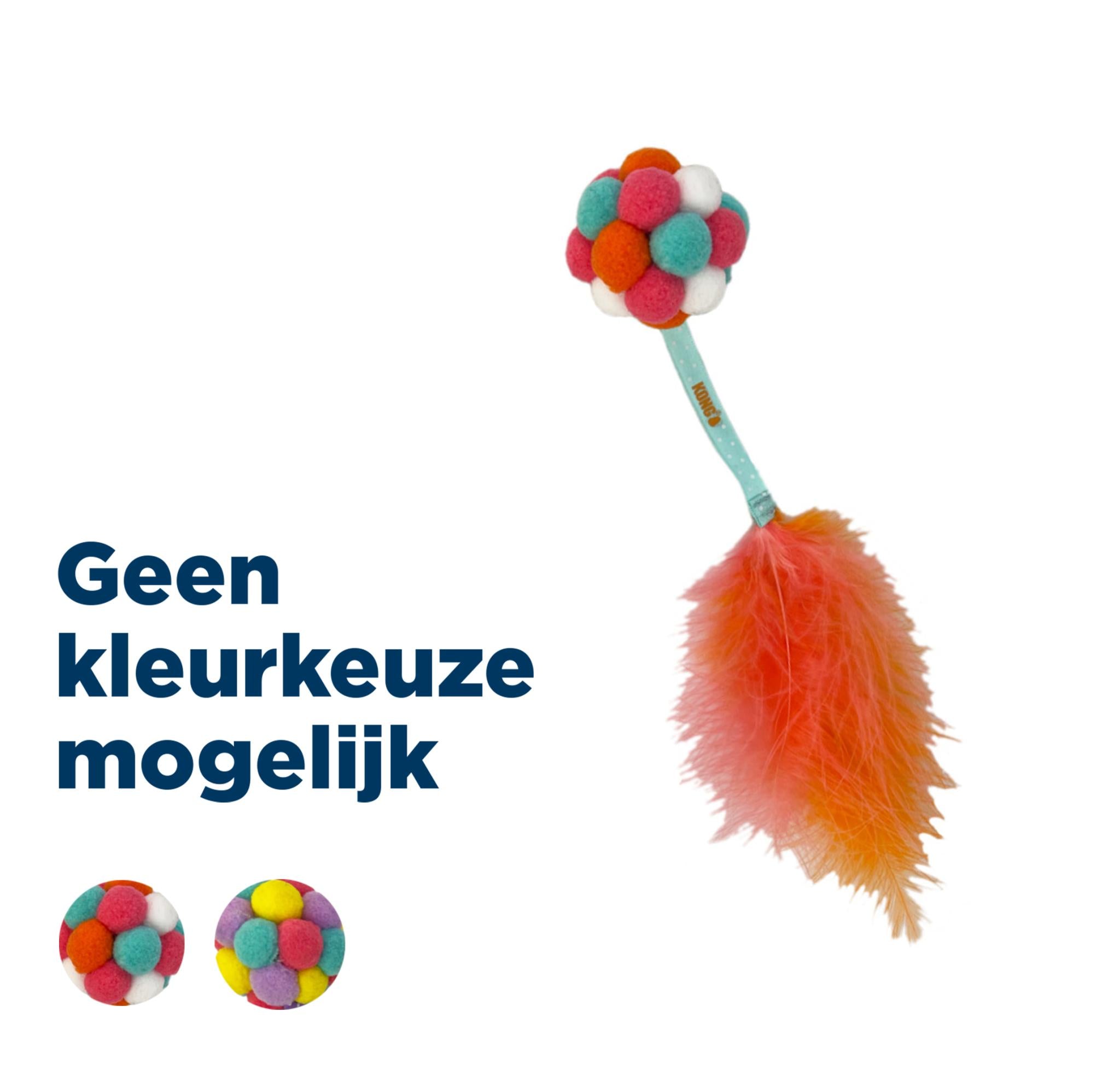 Kong Cat Active Bubble Bal Assorti 5,5X5,5X23 Cm
