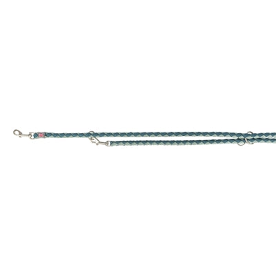 Trixie Hondenriem Cavo Verstelbaar Petrol / Salie Groen 200X1,2 Cm