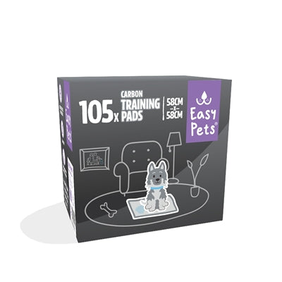 Easypets Puppy Carbon Training Pads 58X58 Cm 250 St