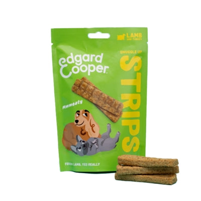Edgard & Cooper Adult Strips Lam / Kalkoen 75 Gr
