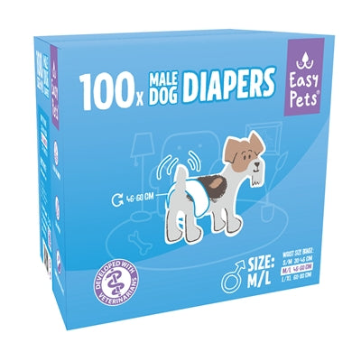 Easypets Hondenluiers Reu S/M 30 St