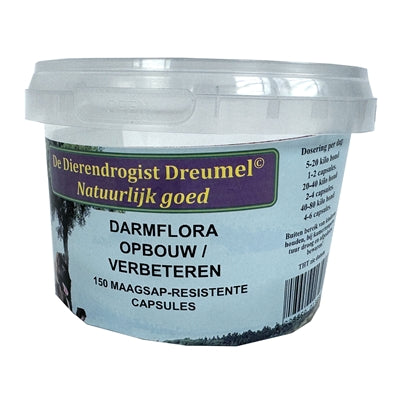 Dierendrogist Darmflora Opbouw / Verbeterend Capsules 60 St