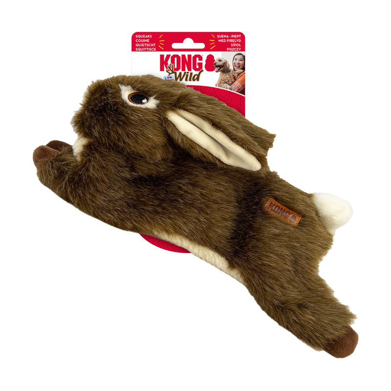 Kong Wild Low Stuff Konijn 29X8,5X21,5 Cm