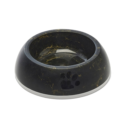 Savic Voerbak Delice 2 Marble Zwart / Goud 20,5X20,5X6,5 Cm 600 Ml