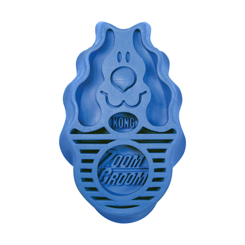 Kong Zoomgroom Boysenberry Blauw 12X7,5X4 Cm