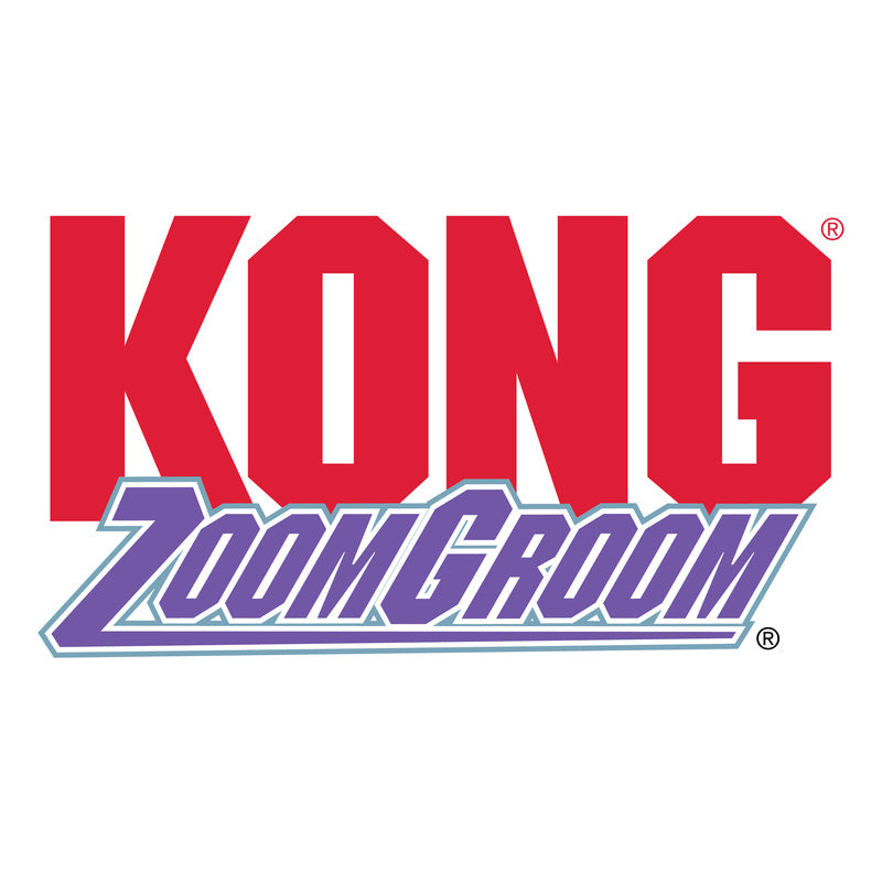 Kong Zoomgroom Boysenberry Blauw 12X7,5X4 Cm