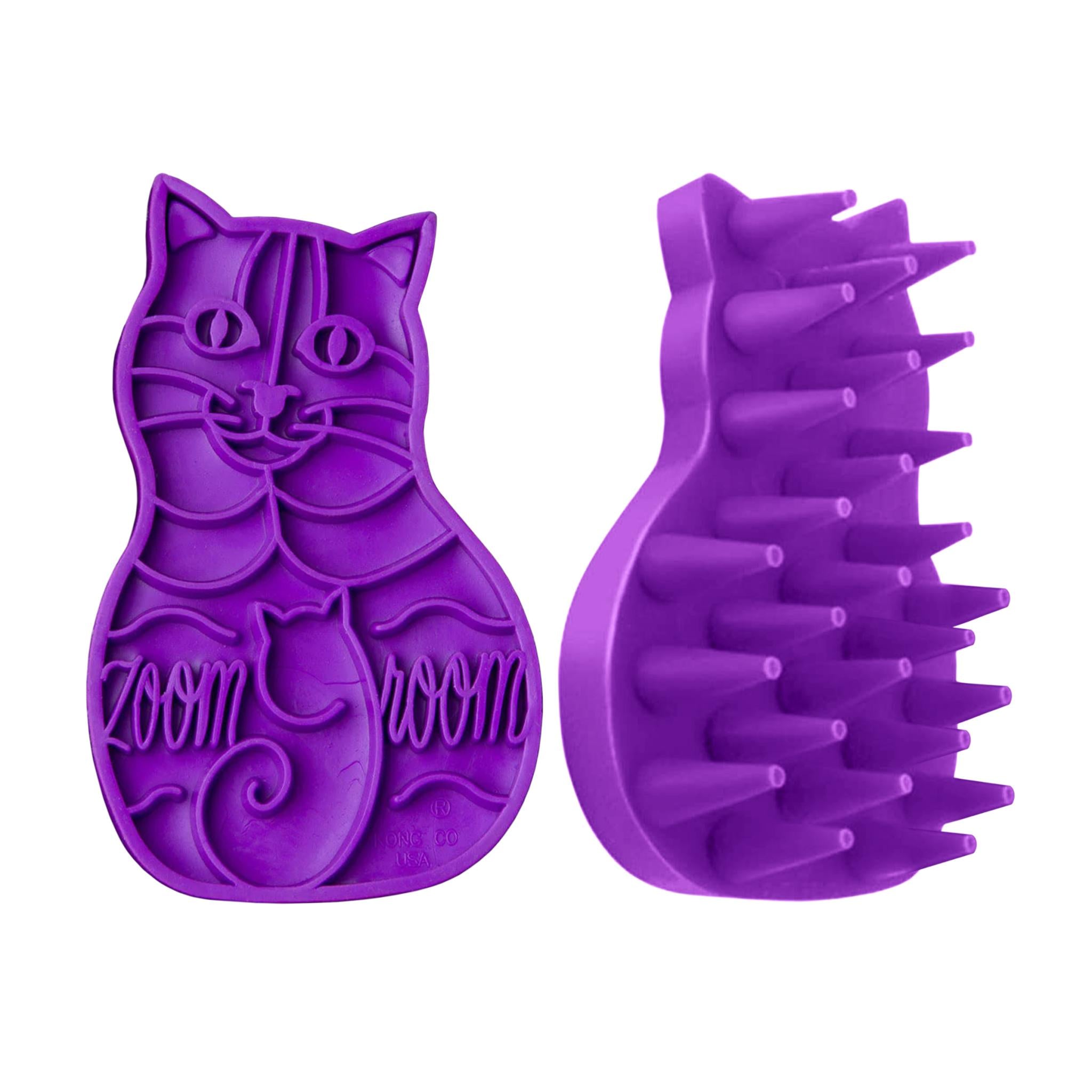 Kong Zoomgroom Paars 11,5X7X3 Cm