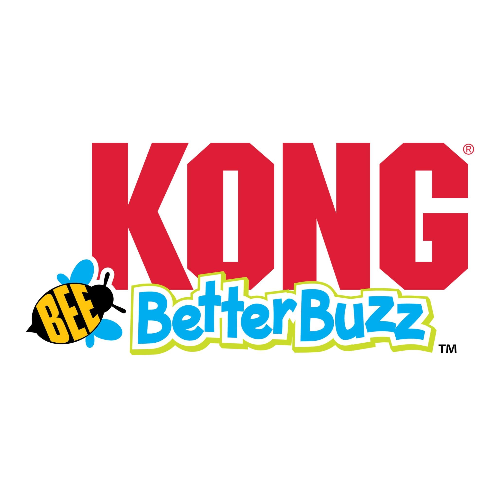 Kong Better Buzz Bee Geel / Zwart 12,5X11X4 Cm
