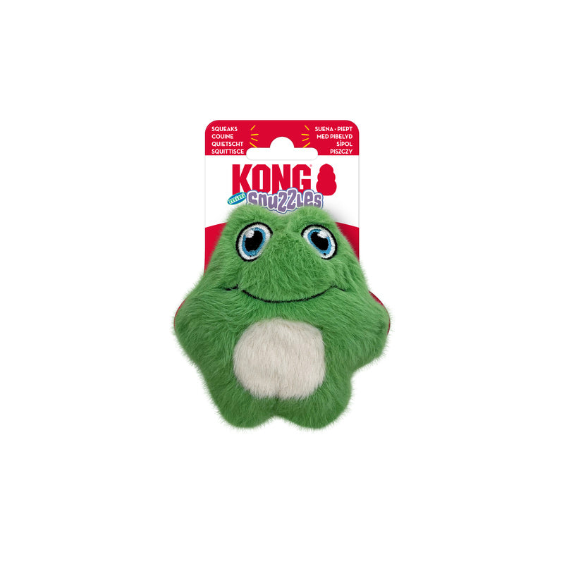 Kong Snuzzles Mini Kikker 10X10X4,5 Cm