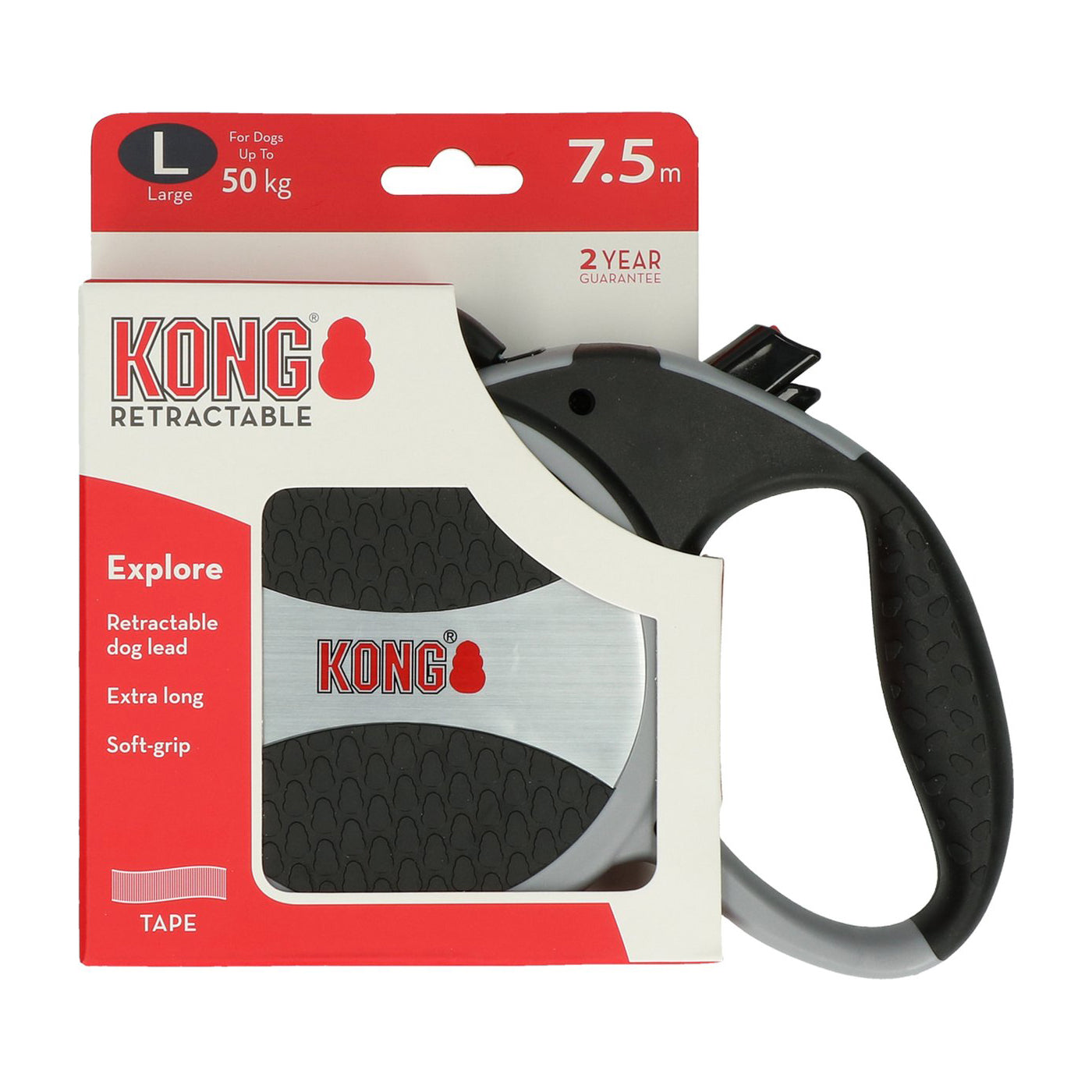 Kong Rollijn Explore Grijs 7,5 Mtr Tot 50 Kg