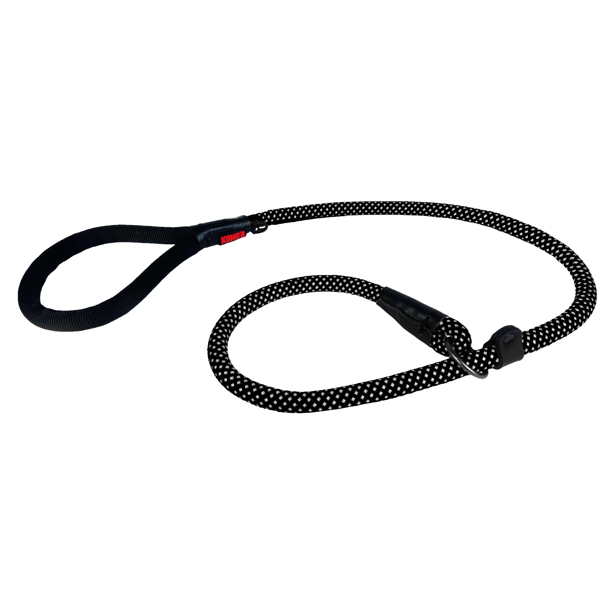 Kong Hondenriem Retriever Touw Met Stop Zwart 1,5 Mtr