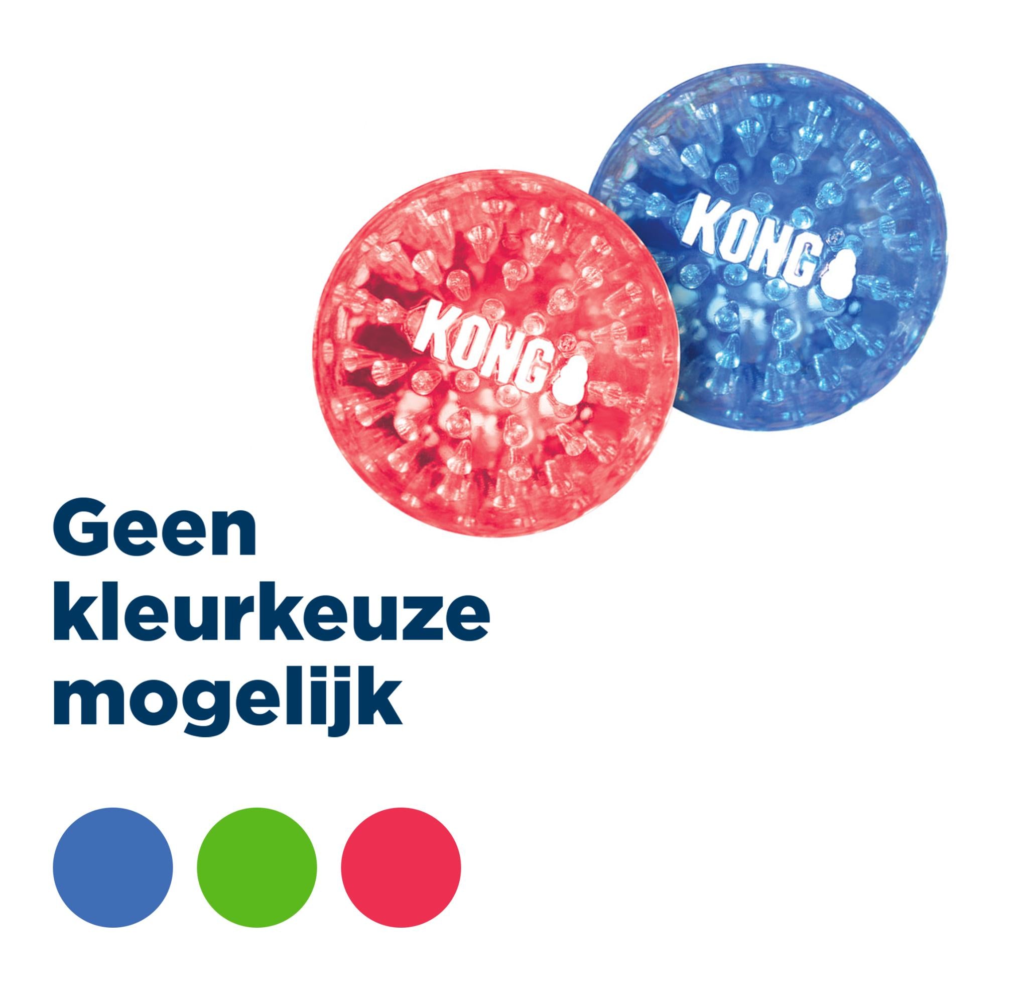 Kong Squeezz Geodz Assorti 7,5X7,5X7,5 Cm 2 St