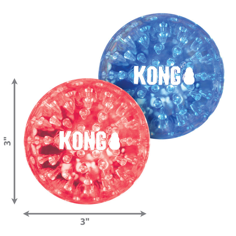 Kong Squeezz Geodz Assorti 7,5X7,5X7,5 Cm 2 St