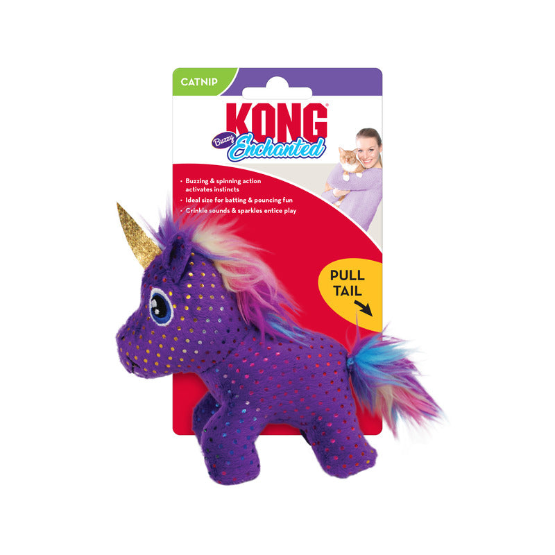 Kong Enchanted Buzzy Unicorn 12X10X5,5 Cm