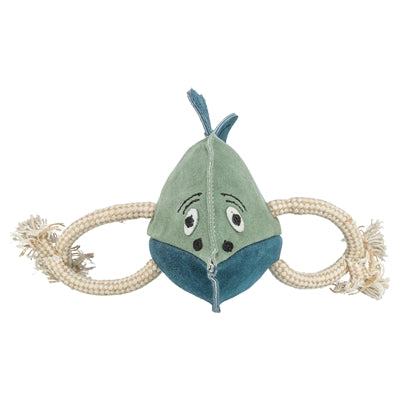 Trixie Vis Leer Met Touw 28 Cm