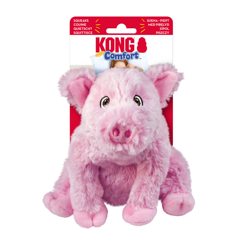 Kong Comfort Kiddos Varken Roze 12,5X11X16 Cm