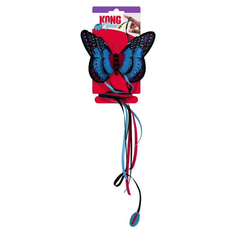 Kong Kattenhengel Vlinder Assorti 14X2,5X101,5Cm