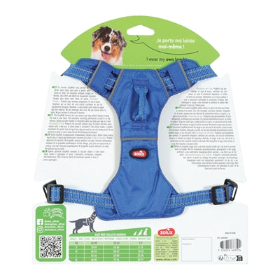 Zolux Easyride Hondentuig Blauw Xs 26-38X33-43 Cm