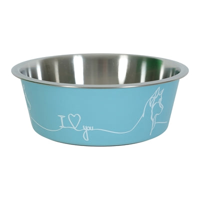 Zolux Love Voerbak Hond Blauw 12,5 Cm 400 Ml