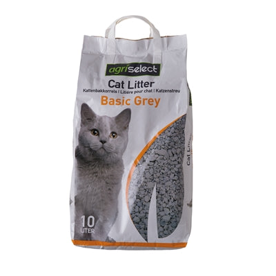 Agriselect Basic Grey Kattenbakvulling 20 Ltr
