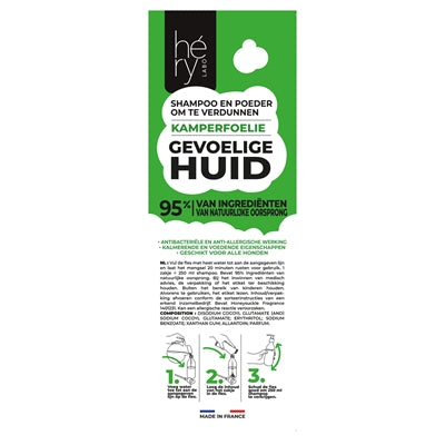 Hery Shampoo Poeder Sensitive Gevoelige Huid 25 Gr