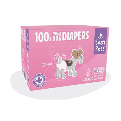 Easypets Hondenluiers Teef S/M 30 St