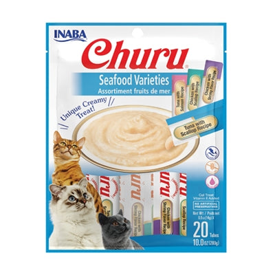 Inaba Churu Multipack Tuna & Seafood 20X14 Gr