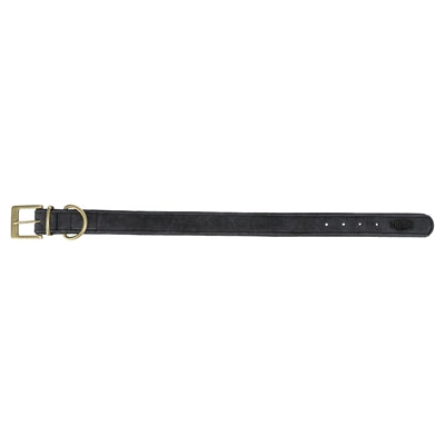 Trixie Halsband Hond Pure Leer Zwart Xs 25-31X2,5 Cm