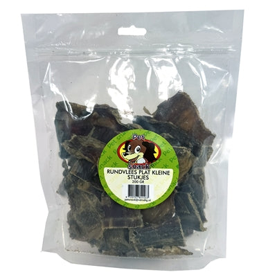 Petsnack Rundvlees Plat Kleine Stukjes 200 Gr