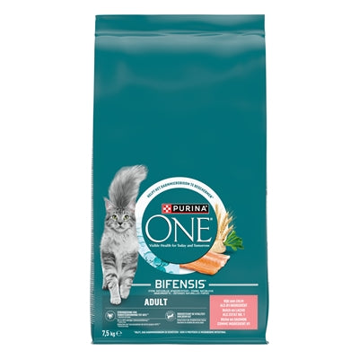 Purina One Adult Zalm / Volkoren Granen 3 Kg