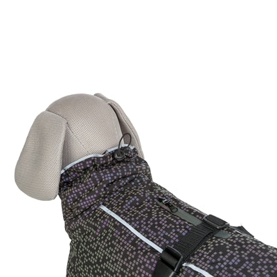 Trixie Hondenjas Limoux Reflect Zwart / Grijs 30 Cm