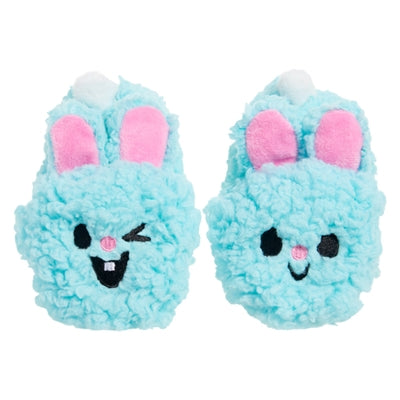 Bark Yippy & Skippy Slippies Pantoffels Pluche Blauw 23X19X4 Cm Tot 10 Kg