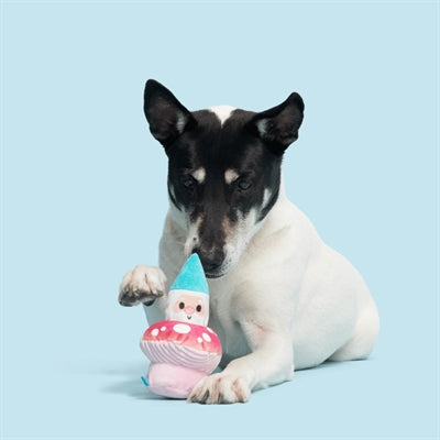 Bark Fun Guy Gnomie Homie Kabouter In Paddenstoel Pluche 2 In 1 22X14,5X10 Cm Tot 10 Kg