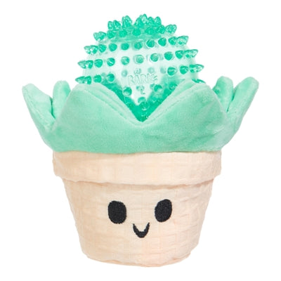 Bark Suki Succulent Vetplant In Pot Pluche Met Spikey Bal 2 In 1 22X14X13 Cm