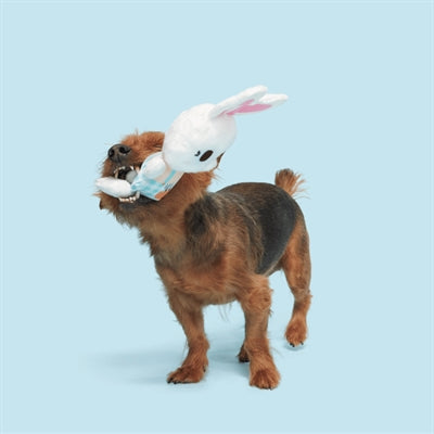 Bark Green Thumb Bun Pluche Konijntje Met Schort Wit 31X14X6 Cm Tot 20 Kg
