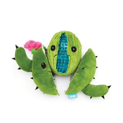Bark Consuela The Cactus Met Bloem Pluche Groen 18X18X10 Cm