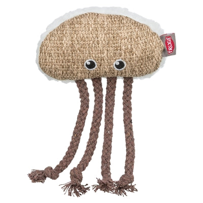 Trixie Kwal Stof / Pluche Met Kattenkruid / Catnip Beige / Wit 14 Cm