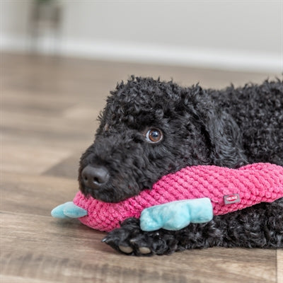 Trixie Zeepaard Stof Roze / Aqua 28X15,5X7,5 Cm