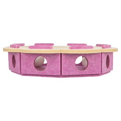 Trixie Hole'n'roll Bloem Vilt Roze / Beige 30X30X7,5 Cm