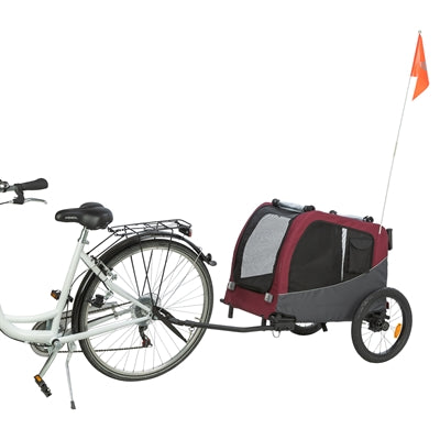 Trixie Hondenfietskat Grijs / Rood 76/136X66X74 Cm