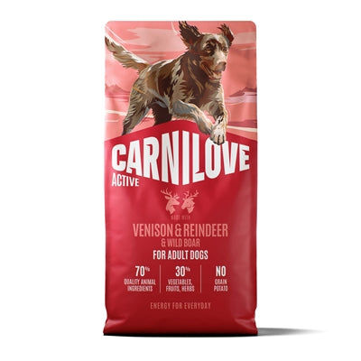 Carnilove Active Adult All Breeds Venison / Reindeer / Wild Boar 1,5 Kg