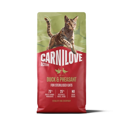 Carnilove Active Adult Sterilised All Breeds Duck / Pheasant 2 Kg