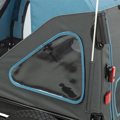 Trixie Fietskar Tot 45 Kg Blauw / Grijs L 81X112/155X112 Cm