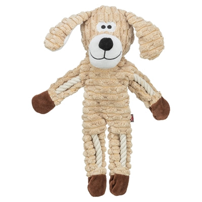 Trixie Hond Pluche Met Touw Zand 38 Cm