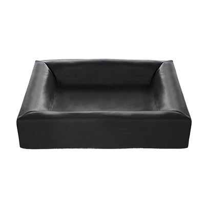 Bia Bed Kunstleer Hoes Hondenmand Zwart Bia-4 85X70X15 Cm