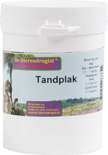 Dierendrogist Tandplak 50 Gr