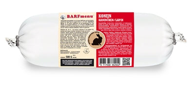 Barfmenu Konijn Hondenvoer 1000 Gr
