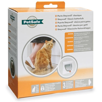 Petsafe Kattenluik Met Tunnel Wit 917