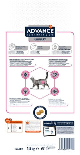 Advance Veterinary Diet Cat Urinary Urinewegen 1,5 Kg